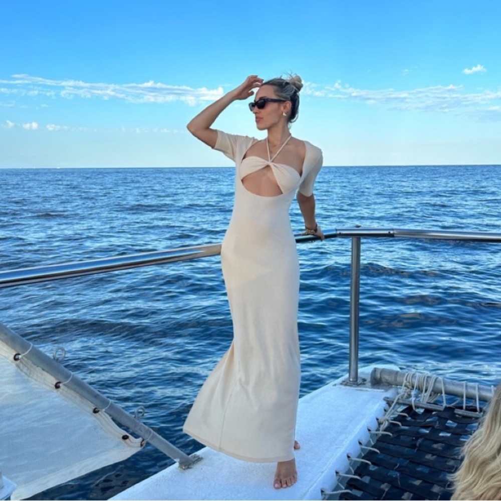 Lioness Official Cut out Maxi Dress Set #hot #summer #vacation size XS like new